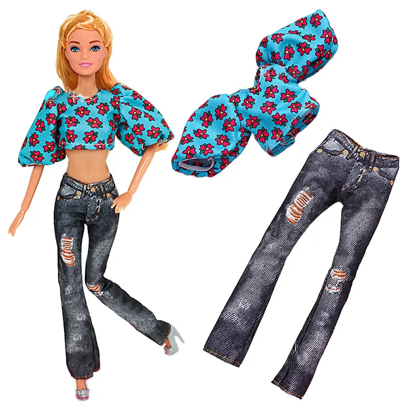 Neue Puppe Kleidung Kostüm Mode Plüsch Party Rock Outfit Kleid Mantel Kompatibel für 30 cm Puppen Zubehör Geschenk Spielzeug für Kinder – Detail 10