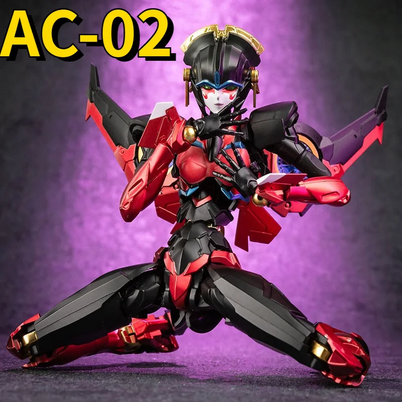 

In Stock Transformation AC-02 AC02 Wind Girl KO BT-02 BT02 Movable Joint Deformable Mobile Suit Girl Action Figure With Box