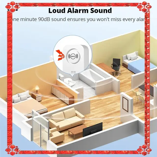 24-Hour Delivery Water Sensor 90Db Alarm Water Leak Detector Alert Monitoring Of Leaks And Drip Alarm For Kitchen Bathroom Basem 3