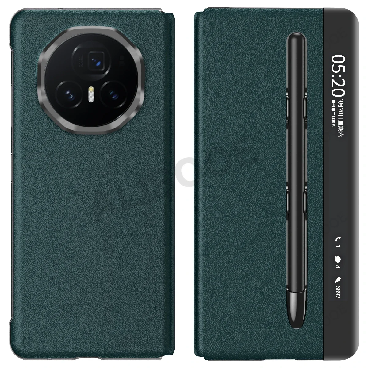 CAXKJE Cuir PU Protection Housse + Protection écran Pour Oukitel WP200