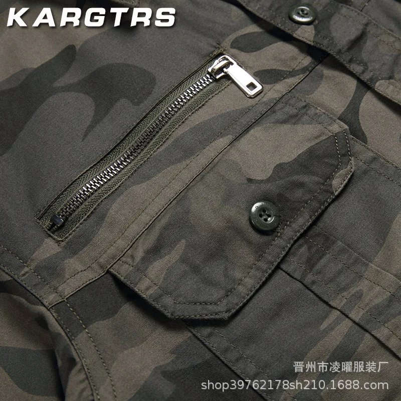 (jacket+pants) Men's Work Clothes Pure Cotton Labor Protection Wear Resistant Electric Welding Auto Repair Flame Retardant Set 5