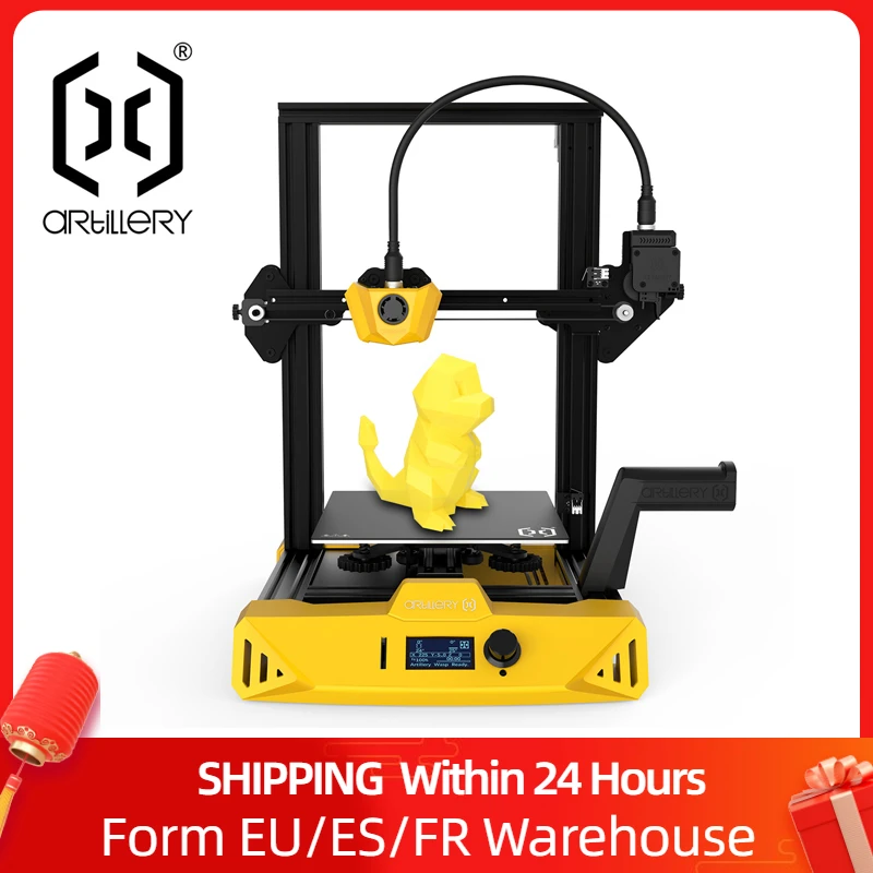 Artillery принтер Hornet Precision 3D Printer 95% Pre-Assembled Build Volume Silent Printing with Remote Drive Extruder Works