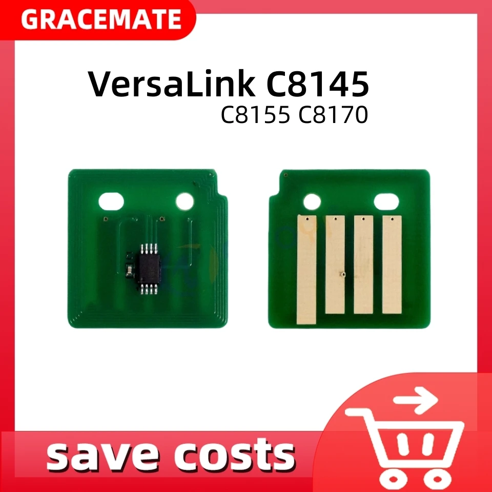 

8PCS E.EU/SA for Xerox VersaLink C8145 C8155 C8170 Toner Chip 006R01758 006R01759 006R01760 006R01761 BK-36K, CMY-21K