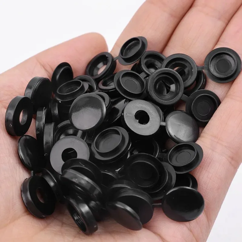 Screw Cover Cap White Black Grey Plastic One-piece Screw Cap Cover Nail Nuts Bolts Decorative Folding Ugly Covers