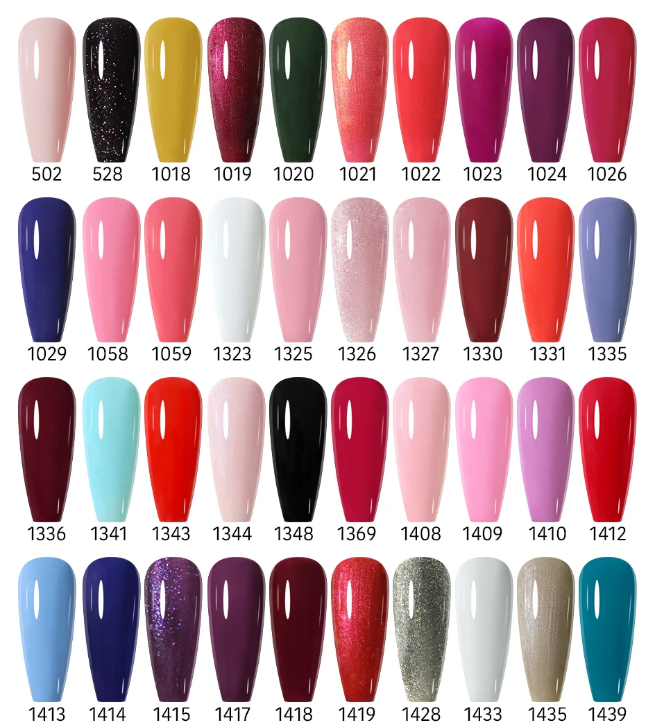 Clou Beaute Ziemlich Helle Sommer Zucker Farbe Gel Nagellack Pigment UVLED Nagel Gel Maniküre Lack Semi Permanent Für Nägel 8 ml – Detail 10