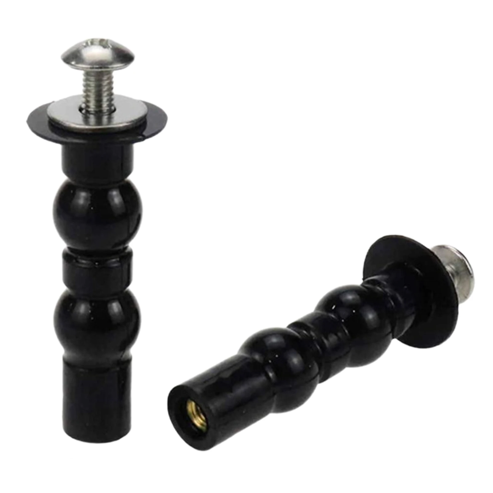 Toilet Hinge Replacement Toilet Seat Accessories 2pcs Expanding Rubber Household Top Mount Toilet Seat Bolts Bathroom Hardware Replacement Hinges Nuts Screw