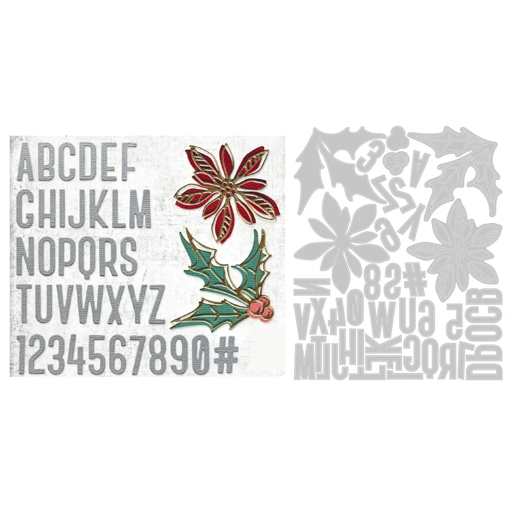 Description Picture 2 of itemChristmas Magic Snowflake Skiing Festive Wreath Cutting Dies for Scrapbooking Supplies New Paper Making Frame Craft Card