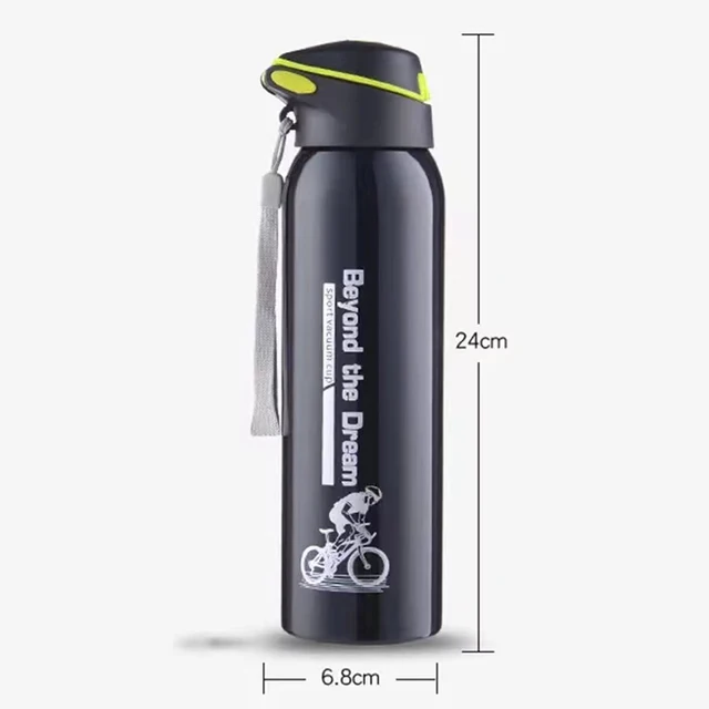 500ml Bike Water Bottle Drink Flask Stainless Steel Cup Outdoor Sport Running Mountain Cycling Warm-Keeping Bicycle Kettle 6