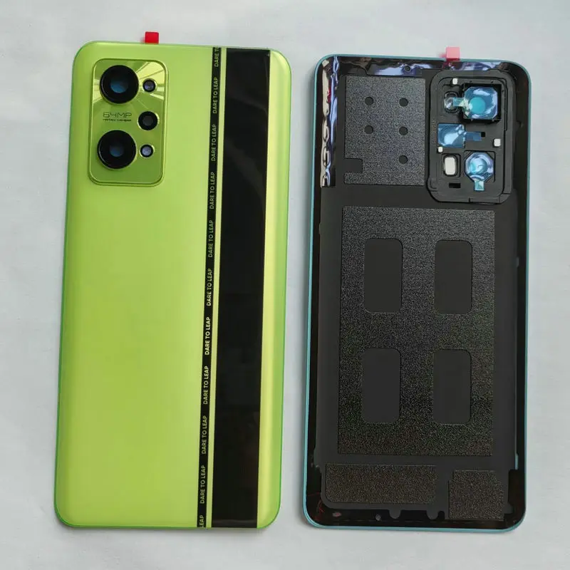 Realme GT Neo2 배터리 커버 후면 도어 백 하우징(카메라 렌즈 교체 부품 포함)
