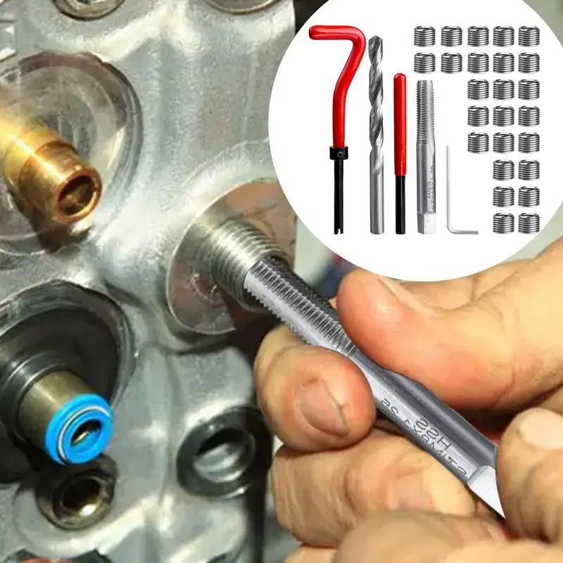 Рисунок 4 - Инструменты для ремонта резьбы 30 шт.