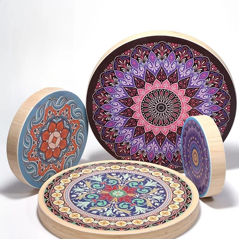 Water Drum Yoga Meditation Onomatopoeia Healing Tool Nature Rain Drums Sound Therapy Folk Musical Percussion Instruments
