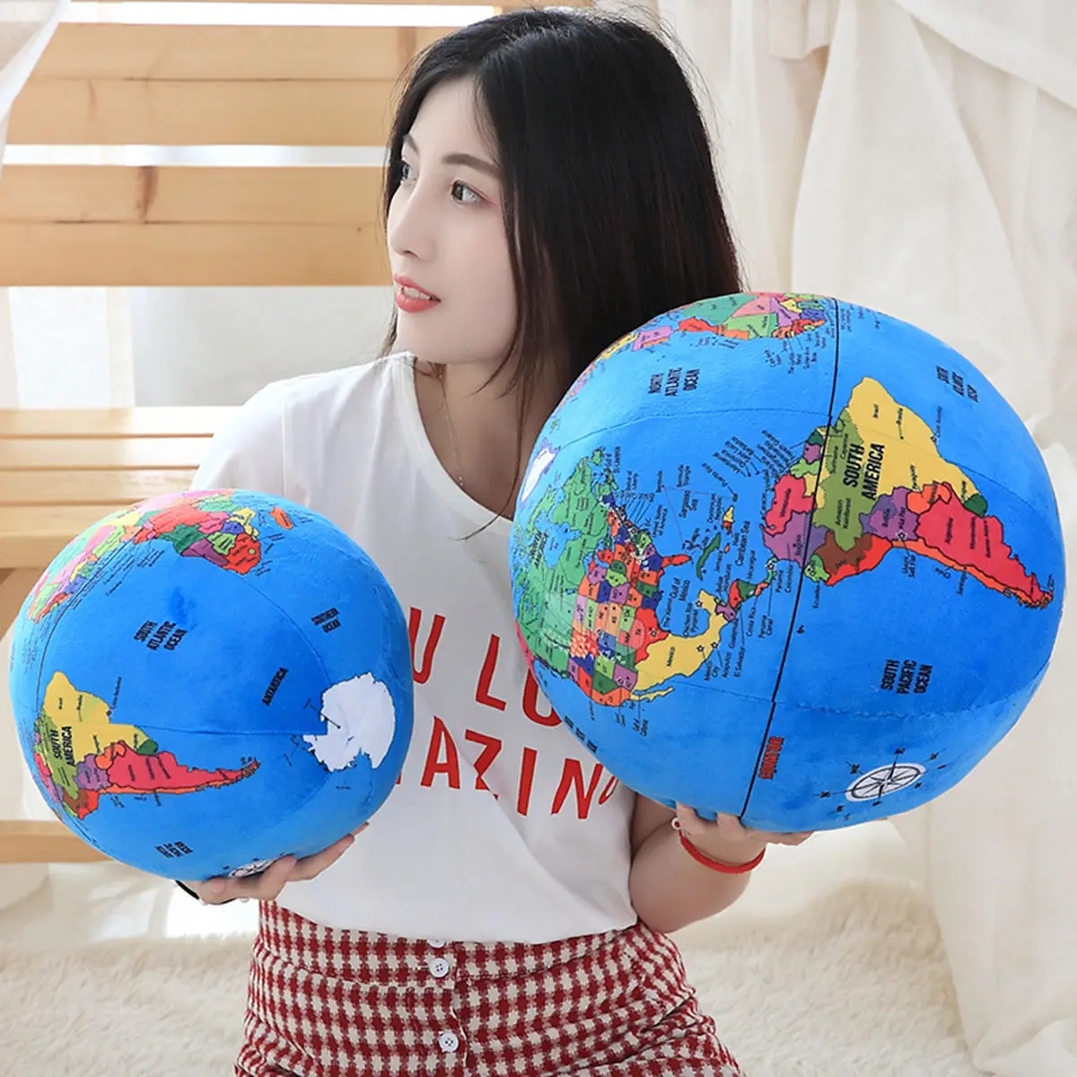 XIGUI Ultra-ealistische 3D Planeet Maan Aarde De Zon Kussen Pluche XIGUI Ultra-ealistische 3D Planeet Maan Aarde De Zon Kussen Pluche