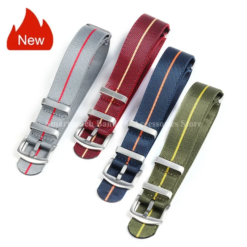 Braided Nylon Universal Watch Band Bracelet - Sport Wristband in Multiple Sizes