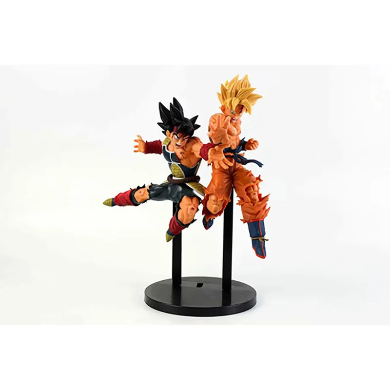New Dragon Ball Son Goku Burdock Father And Son World Budokai Fighting Scene Boxed Figure Decoration Regalo Giocattolo Per Bambini