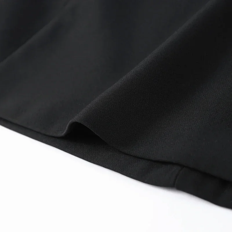 Elegant Single-breasted Short Sleeve Top Women's Solid O-neck Tank Tops Coat 2026 Spring Summer New Ladies High Street Outwear