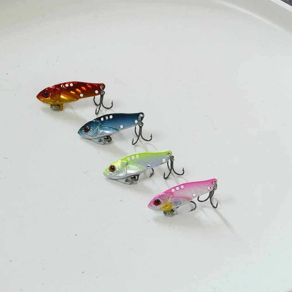 VIB Angelköder 4,5 g Spinner Löffel Vibration Waschbecken Jerkbait Swimbait Metall Jig Löffel Köder Kurbelköder Bass Forellenköder
