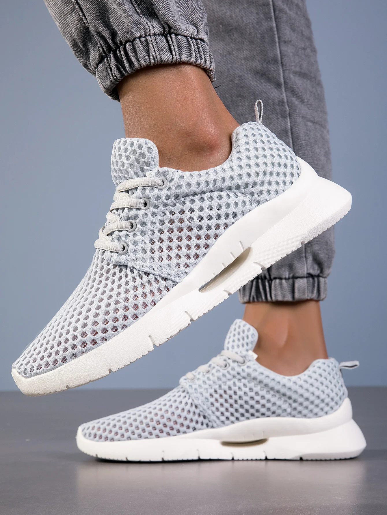 Chaussures de marche décontractées et confortables en maille respirante pour hommes_voghion.com