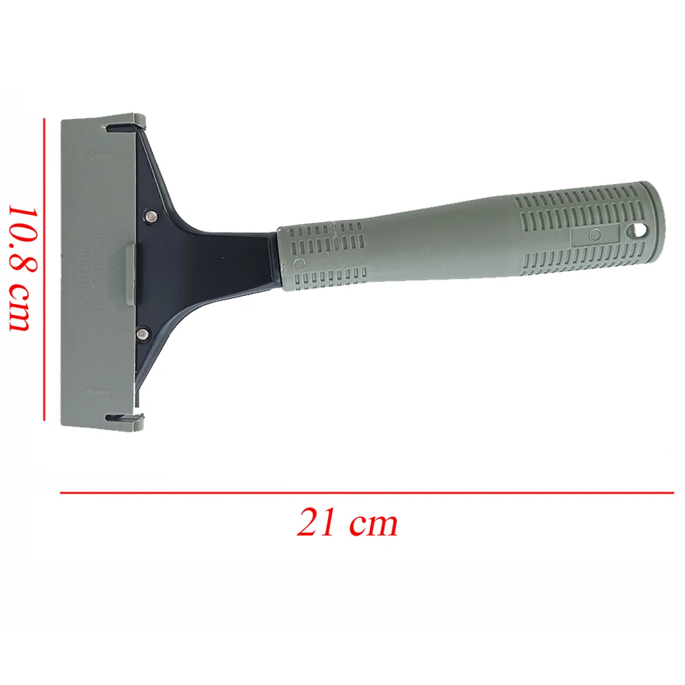 다기능 유리 세라믹 긴 손잡이 스크레이퍼 10개 블레이드 접착제 클리너 데칼 제거제 오븐 쿠커 청소 도구 E29