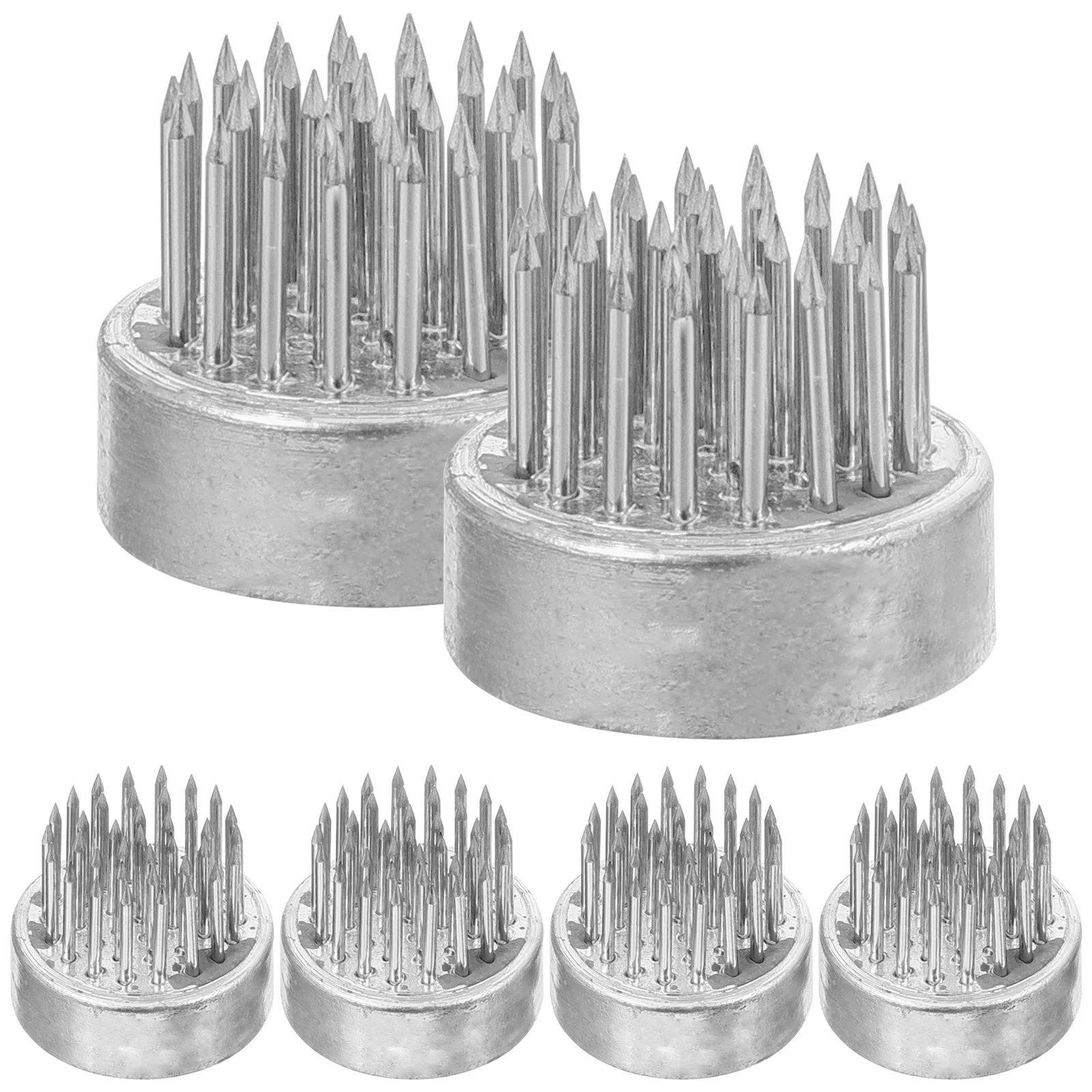 

6 Pcs Jianshan Flower Arrangement Planting Tool Decor Fixator Needle Holder Base Japanese-style