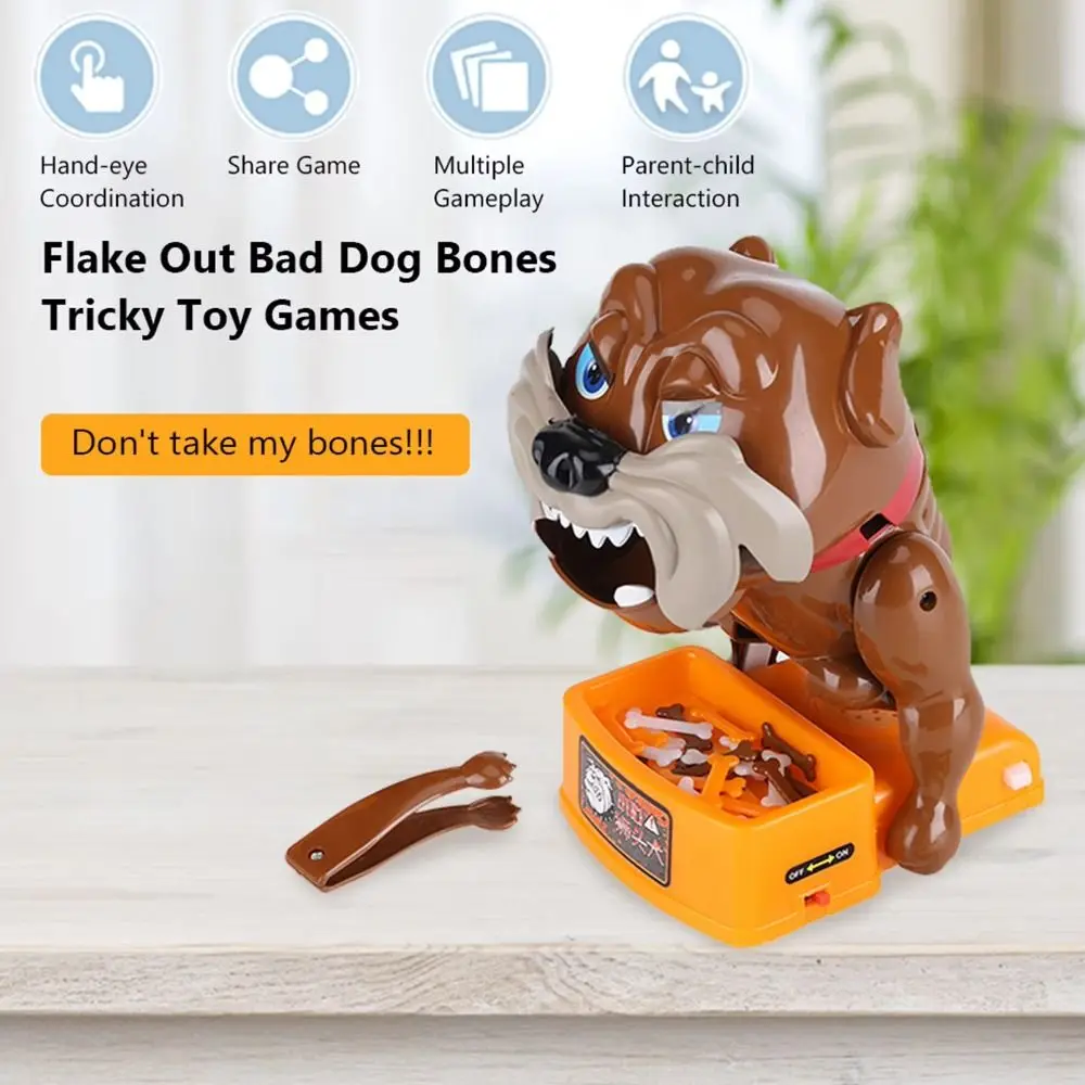 Plastics Flake Out Bad Dog Games Simulation Electric Dog Tabletop Game Multifunctional Craft Decor Finger Bite Scary Game
