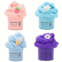 1.74oz Scented Fluffy Butter Slime Super Soft And Non-Sticky Toy cute Sludge Polymer Clay Toy Birthday Holiday Party Favors Gift 1