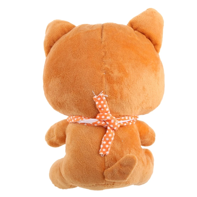 

Soft Kitten Toy Sitting Posture Office Decor Boutique Collectable for Doll