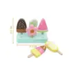 Ice Cream Toy Montessori Learning Toy Wooden Toy Popsicle Toy Pretend Toy for Preschool Children Girls Boys Holiday Gifts 6