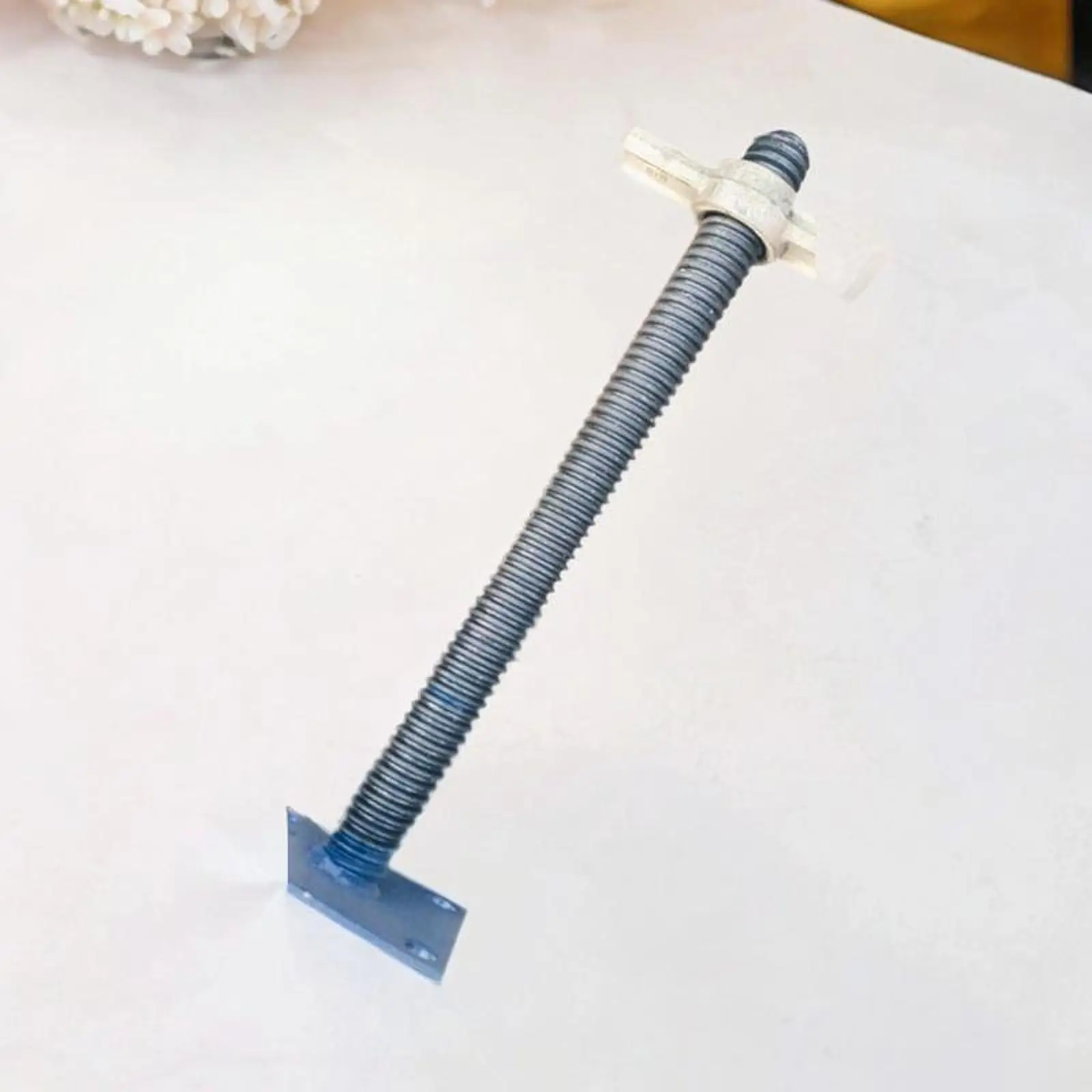 Scaffold Adjustable Leveling Jack Screw with Base Plate Strong for Scaffolding Steel Good Stability Building Supplies