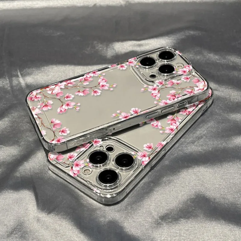 Peach Blossom Shockproof Soft Phone Case Cover