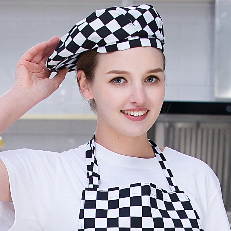 Food Service Chef Hat Hotel Catering Waiter Working Kitchen Baking Cafe Bar