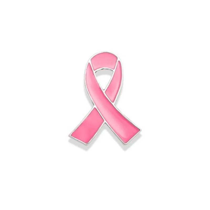 Blackinton Breast Cancer Awareness Heart Ribbon Lapel Pin