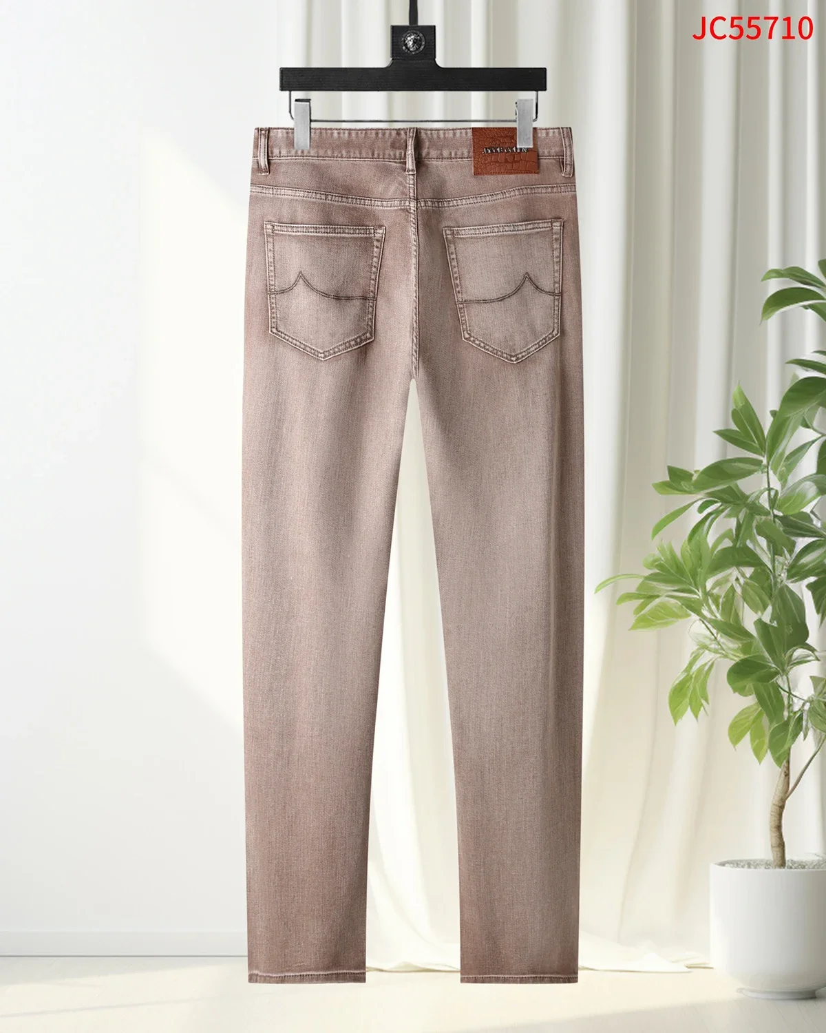 BILLIONAIRE BLSK CPRT Jeans Thin Cotton Men 2025 Spring Summer new Business Embroidery Straight outdoors Big size 30-40 Pants 3