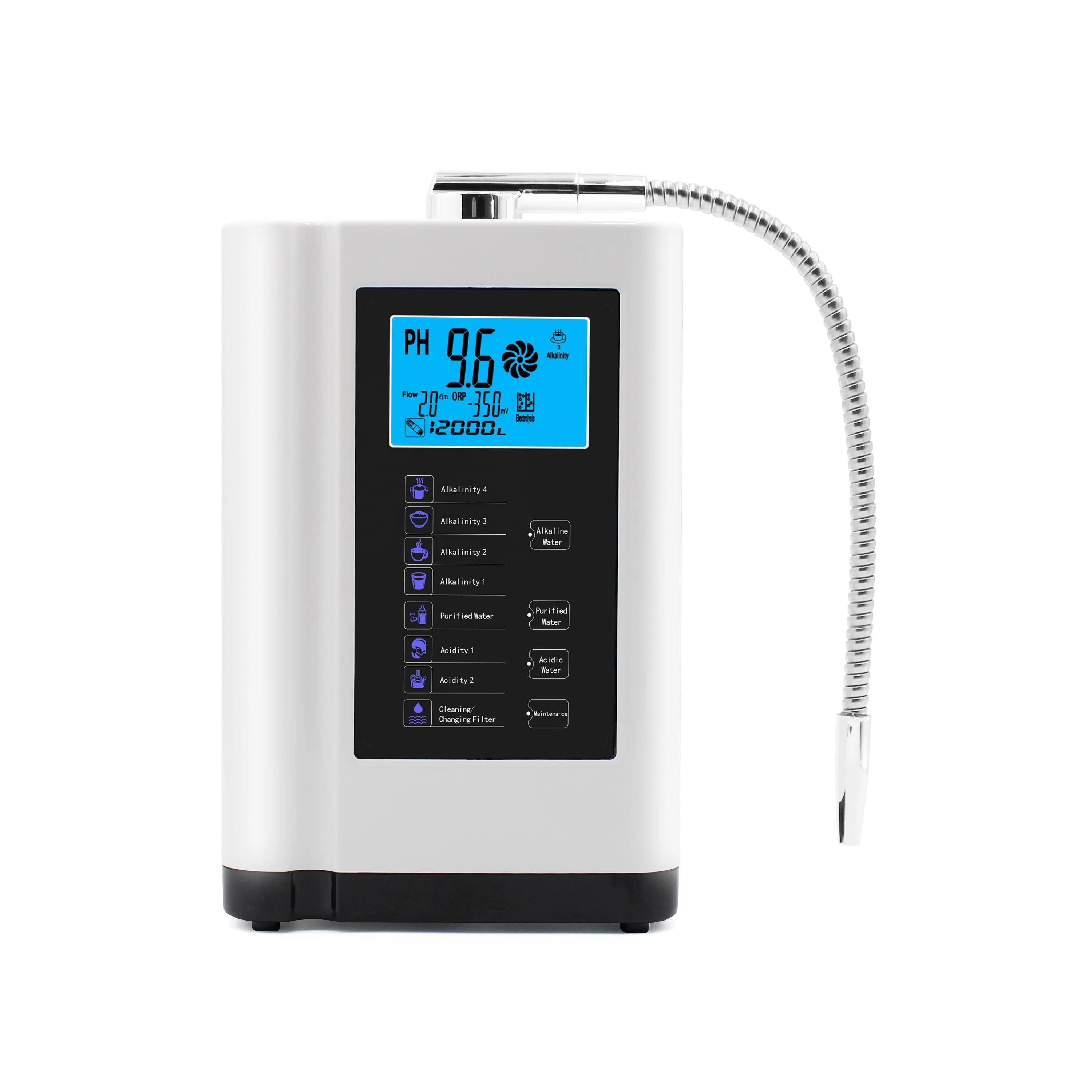 5 plates lonized alkaline water purifier ionized alkaline water machine