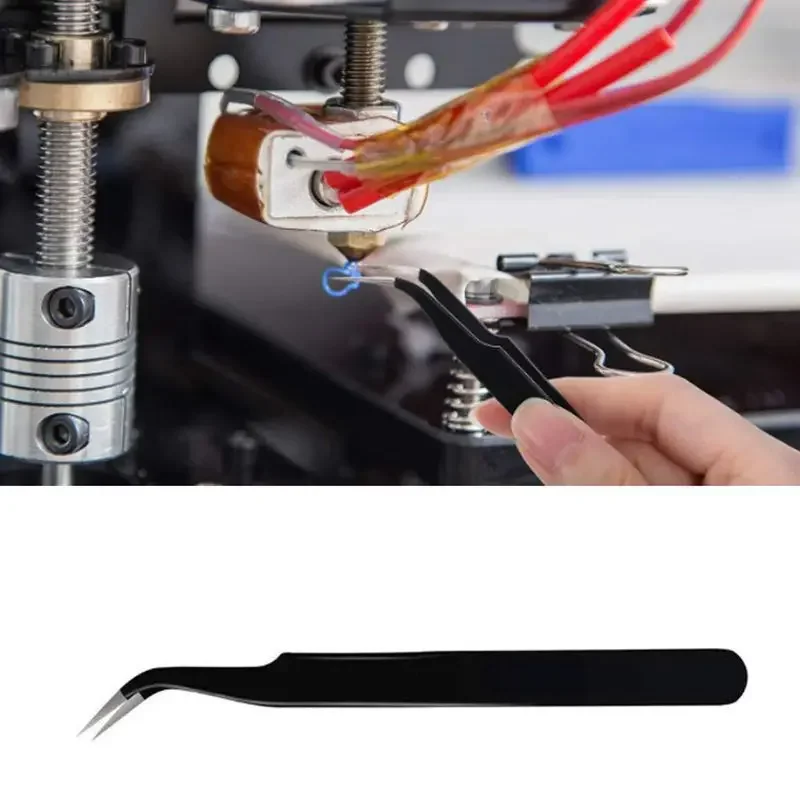 트위저 및 스패너 및 0.35 스테인리스 스틸 깍지 청소 바늘 도구, 34 in 1 E3D V6 깍지, 1.75mm, 0.2, 0.3, 0.4, 0.5