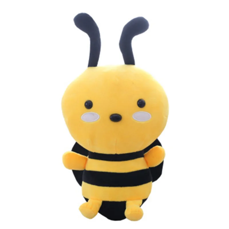

Kawaii Honeybee Plush Toy Cute Little Bee with Wings Soft Stuffed Baby Dolls Lovely Toys for Kids Children Appease Birthday Gift