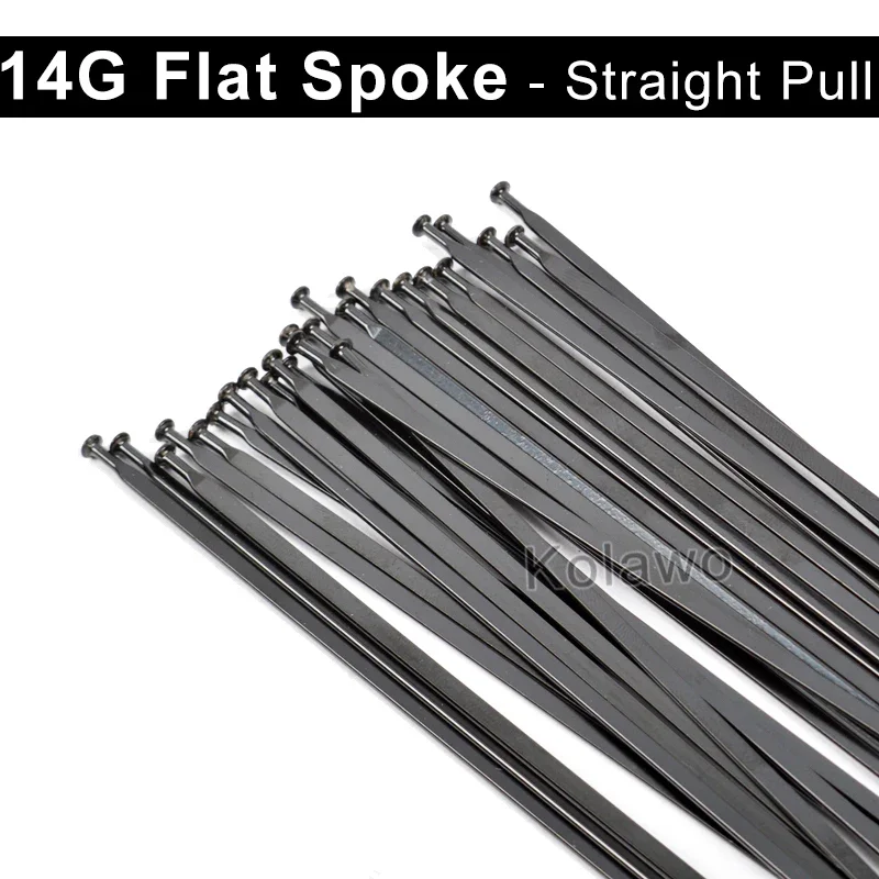 Rayons Vélo Acier Inoxydable - Lot De 10 - Calibre 14G (2,0 Mm) - Longueur Personnalisable - Pour VTT Et Vélo De Route