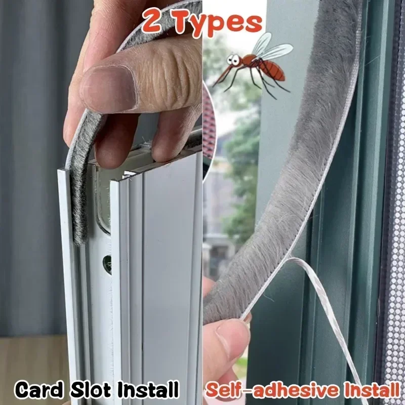 Brush Strip Self Adhesive Door Window Sealing Strip Windproof Dust Sound Insulation Tape Weatherstrip Draught Excluder 10m door seal strip,sealing strip tape,window seal strip,sealing tape,sealing strip,rubber seal strip,rubber door weatherstripping,door weatherstripping,door draft stopper,silicone seal strip