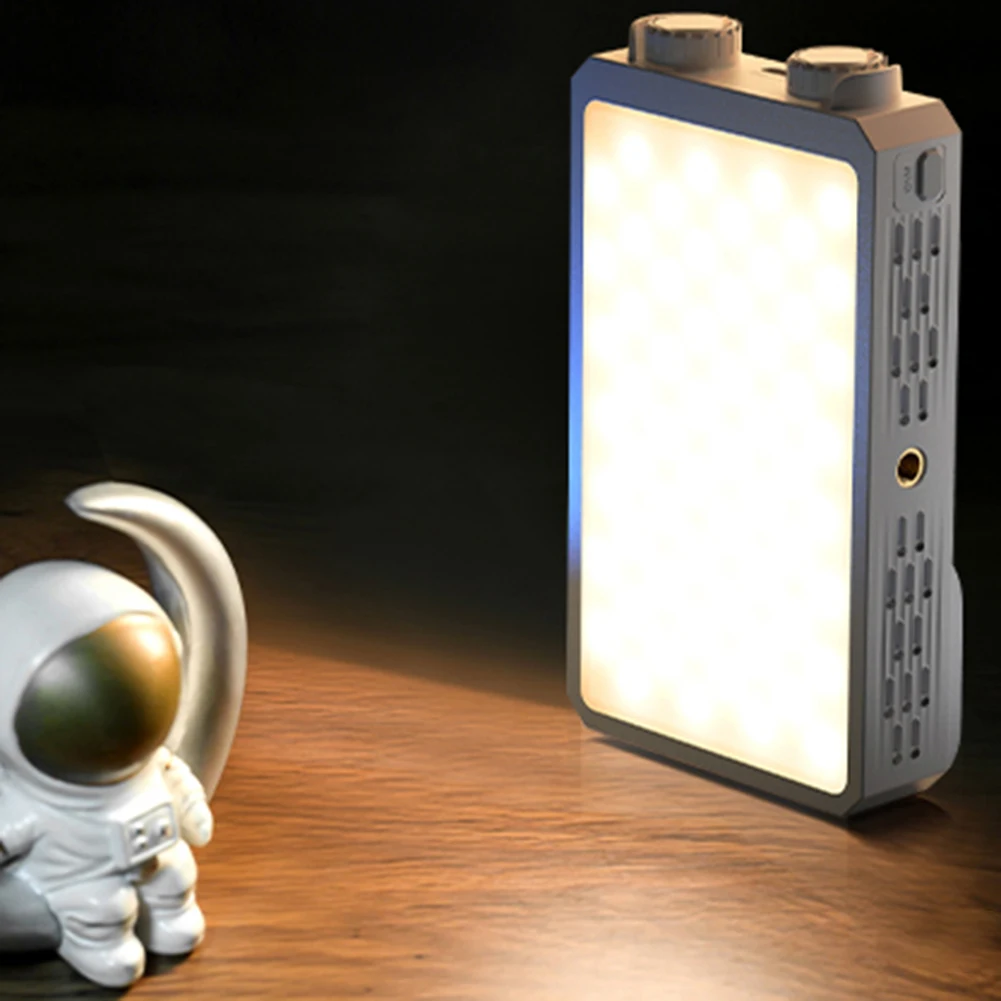 Handheld Fill Light 2800K-9000K Photography Lighting 4400mAh Rechargeable Portable Light Panel Video Light