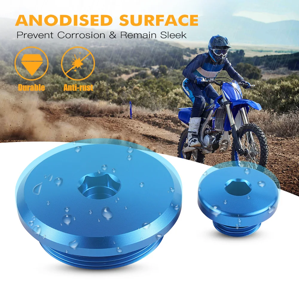 NICECNC Crankcase Cover Engine Plug For Yamaha TTR 50/E 90 125E LE 225 230 Serow XT225 250 XT250X XTZ125 WR 250R/X YZ 250F 450F