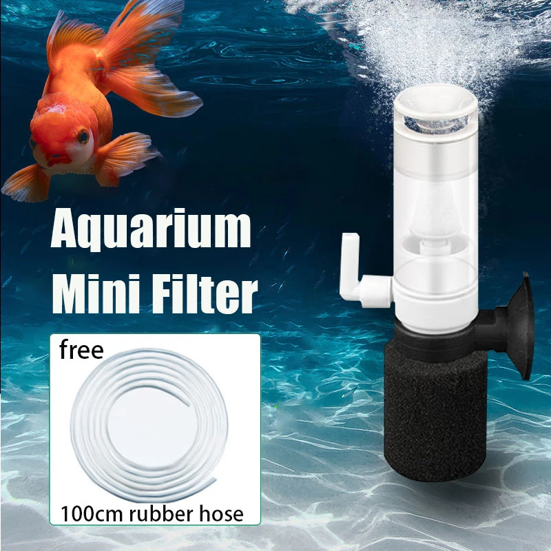 Mini Aquarium Filter Aquarium Biochemische Spons Filter Media Multi Lagen Interne Filter Voor Kleine Aquarium Filter Air | - AliExpress