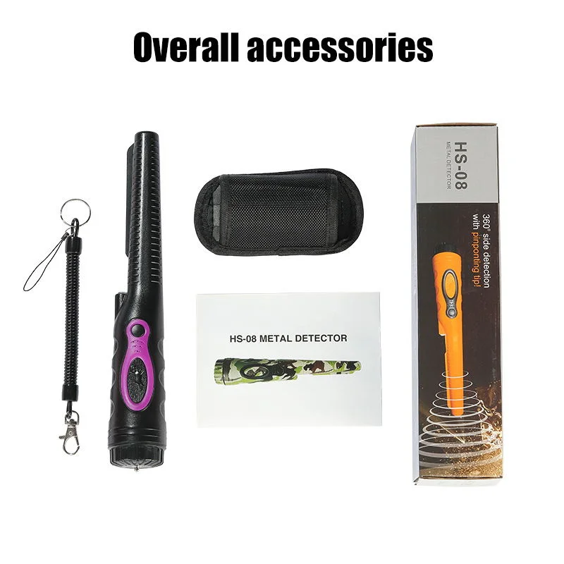 Professional Handheld Metal Detector Supplier Pin Pointer Gold Detector waterproof head pinpointer for coin gold