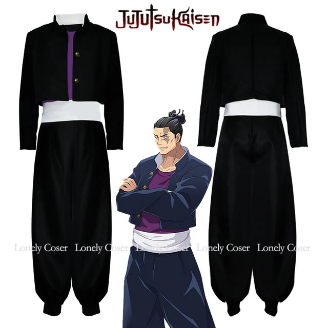 Jujutsu Kaisen Choso Anime Cosplay Traje para homens e mulheres, colete e  calças, uniforme preto e marrom, roupa de festa de Halloween - AliExpress