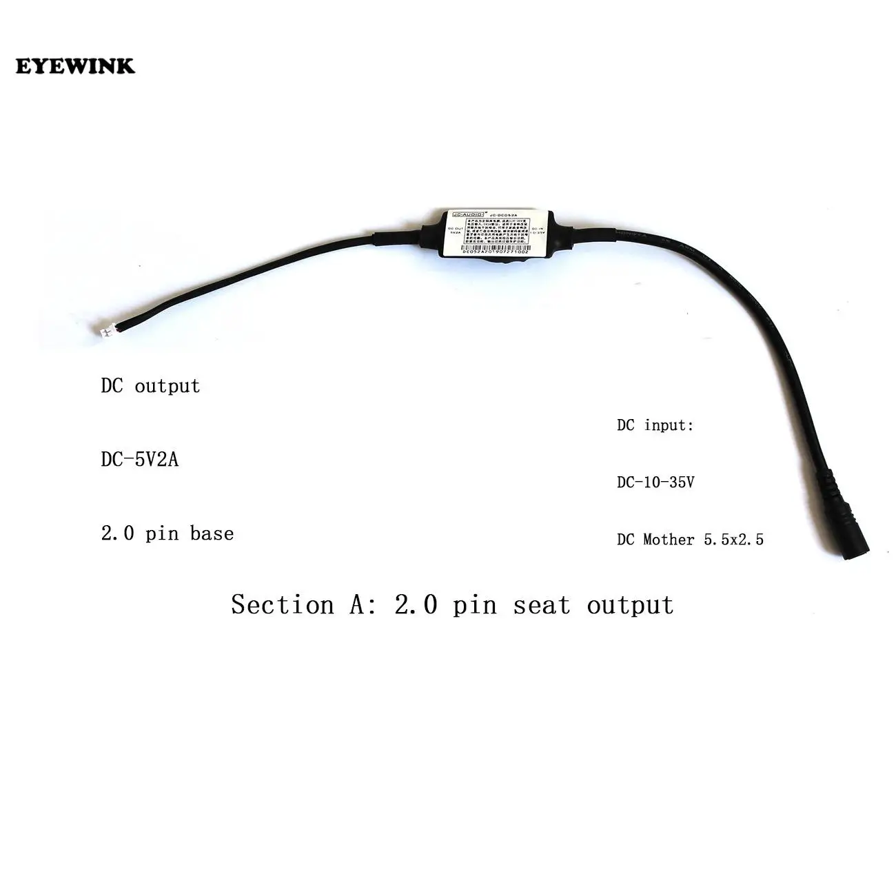 JC-DC052A isolation power 5V car audio refit for CSR8675/QCC3008 Bluetooth module | Электронные компоненты и