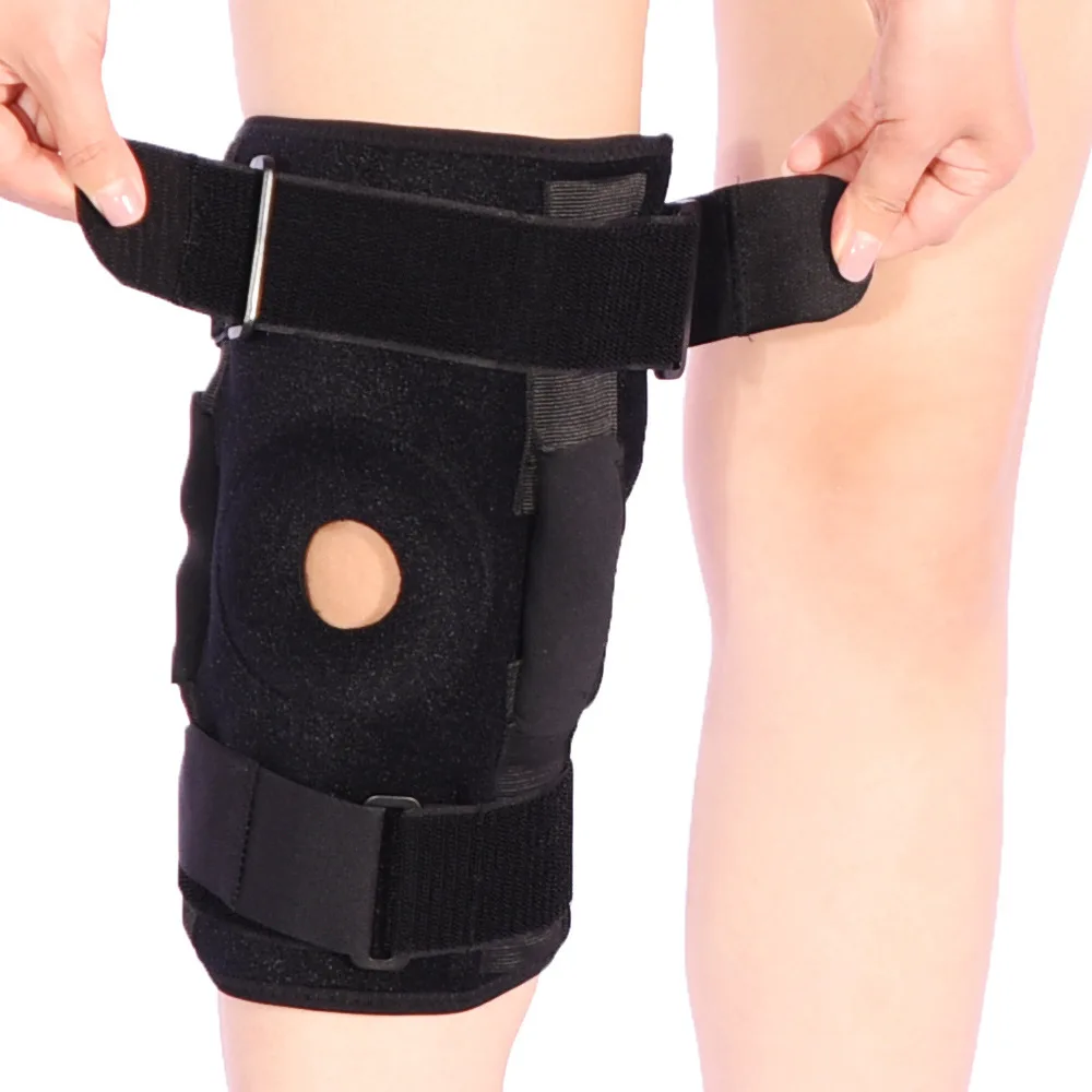 

Steel plate support leg brace, ligament strain, meniscal strain, fracture knee protection