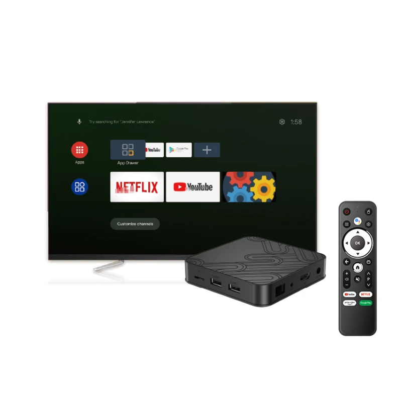 

Smart Box TV Android 12 Allwinner H618 Bluetooth Voice Remote Control ATV Version Z8Pro Network Set-top Box 2G/8G 2G/16G 4G/32G