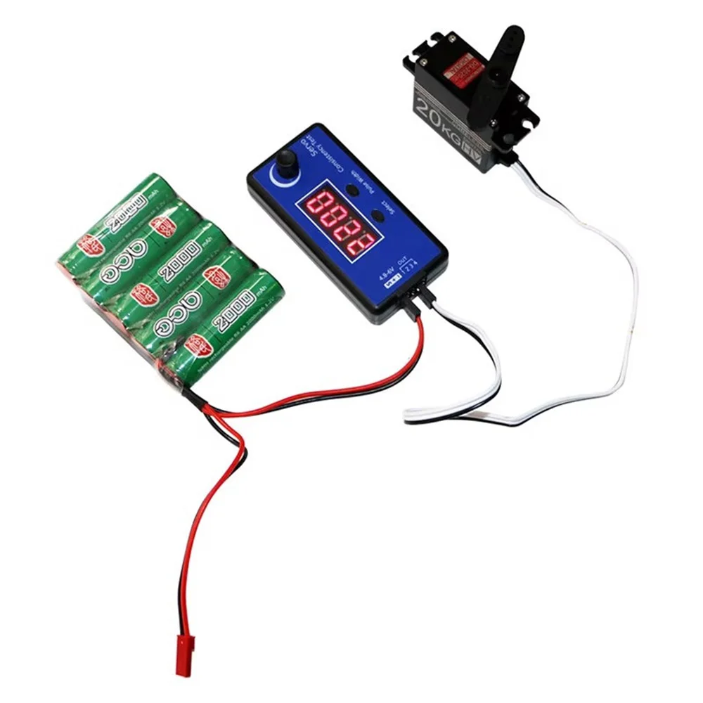 RC Servo Tester ESC Consistency Control 4 Servos for RC Helicopter Airplane Car Digital Steering Servo 2us Multi-function - 5