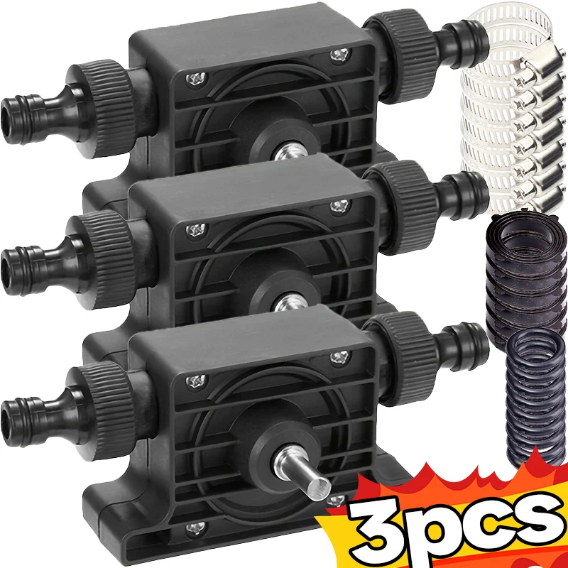 ปั๊มน้ำแบบมือถือขนาดเล็ก DIY เครื่องมือถ่ายโอนน้ำไฟฟ้าแบบพกพาขนาดกะทัดรัด อุปกรณ์ปั๊มน้ำสำหรับบ้านและโรงงาน อุปกรณ์เสริมสำหรับปั๊มของเหลว 1