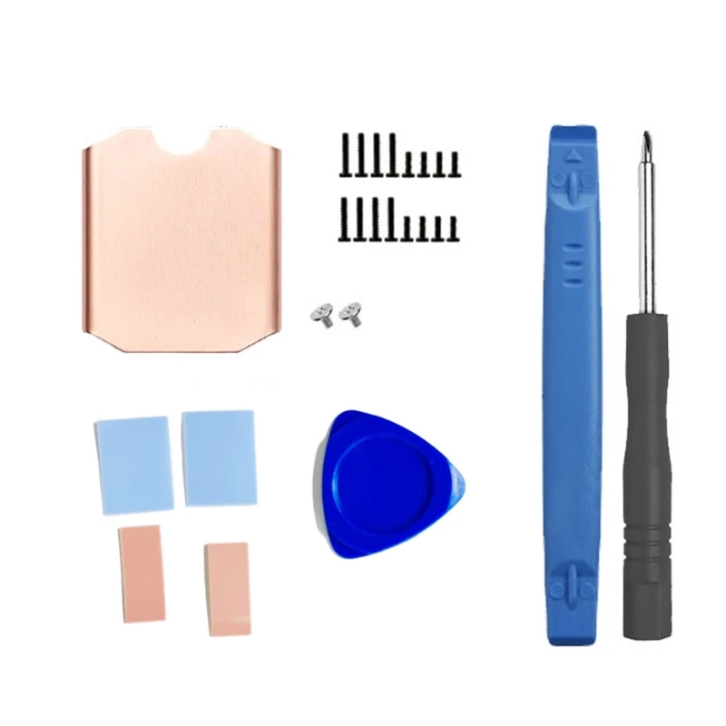 

SteamDeck SSD Heatsink Thermal Pad: M.2 2230 NVME SSD Heat Sink Cooling Thermal Pastes Back Cover Opening Tools