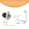 Electric Breast Pump for Breastfeeding 45℃ Constant Temperature Warming Milk Low Noise with 180ml Milk Bottle LED Screen 6