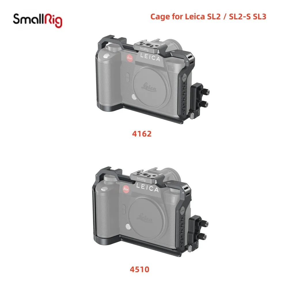 Kit Gabbia Per Fotocamera Smallrig Per Gabbia Leica Sl2 / Sl2-S / Sl3 Con Supporto Per Scarpe Fredde Arca-Piastra A Sgancio Rapido Svizzera 4510 4162